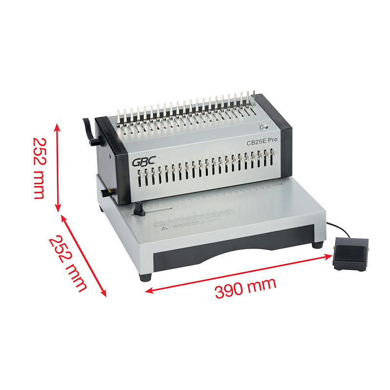 GBC CB25 Pro Heavy Duty Manual Punch and Comb Binding Machine