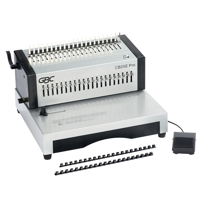 GBC CB25E Pro Heavy Duty Electric Punch and Comb Binding Machine