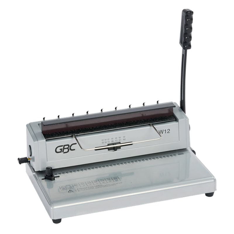 GBC W12 Manual Punch and Wire Binding Machine